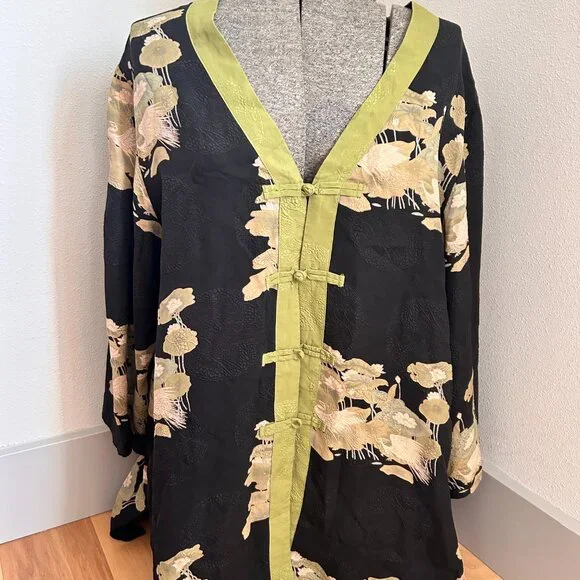 Citron Kimono, size Large - Picture 2 of 5